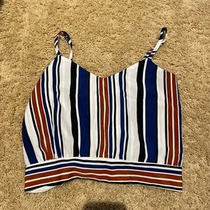 Striped tank top from shein